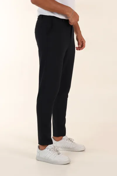 Lacivert Slim Fit Erkek Kumaş Pantolon 391137