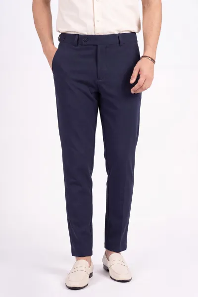 Lacivert Slim Fit Erkek Kumaş Pantolon 472221