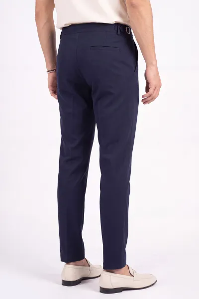Lacivert Slim Fit Erkek Kumaş Pantolon 472221