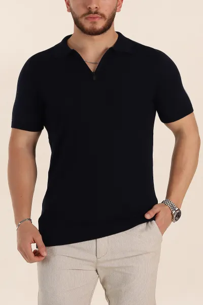 lacivert-slim-fit-omuz-serit-detayli-fermuarli-polo-yaka-erkek-triko-tisort-358399
