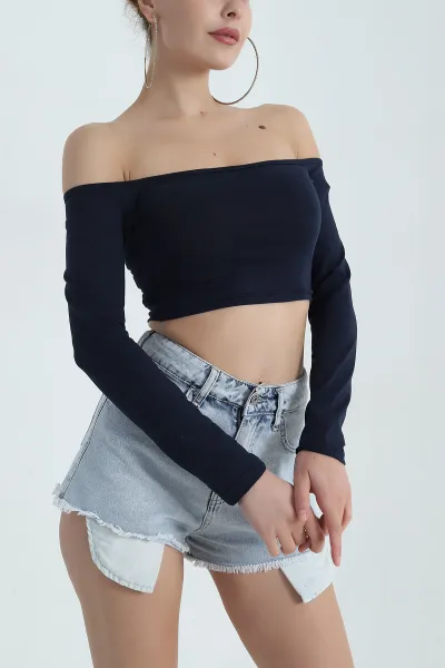 Lacivert Süprem Kadın Bluz 387607