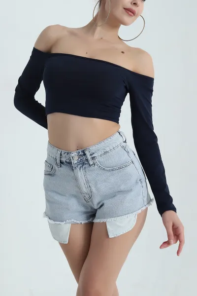 Lacivert Süprem Kadın Bluz 387607