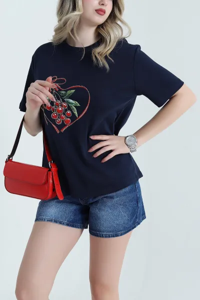 lacivert-tas-islemeli-interlok-kadin-tisort-467411