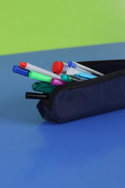Lacivert Tek Bölmeli Sosis Kalemlik 297774