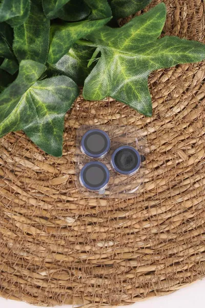 Lacivert TeknoCase İphone 14 Pro Uyumlu Believe Serisi Lens Hediyeli Silikon Telefon Kılıfı 472499