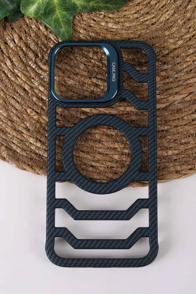 lacivert-teknocase-iphone-16-pro-max-uyumlu-creative-fiber-case-serisi-lens-hediyeli-vakumlu-sert-silikon-telefon-kilifi-430926
