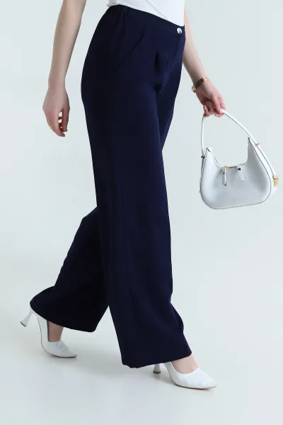 lacivert-tensel-crep-beli-lastikli-kadin-pantolon-440773