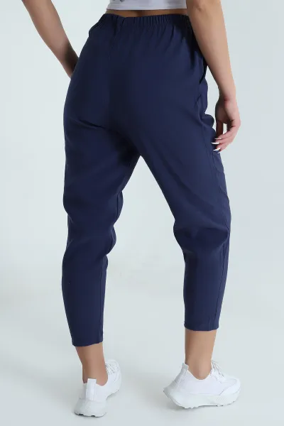 Lacivert Tensel Modal Kadın Şalvar Pantolon 481570