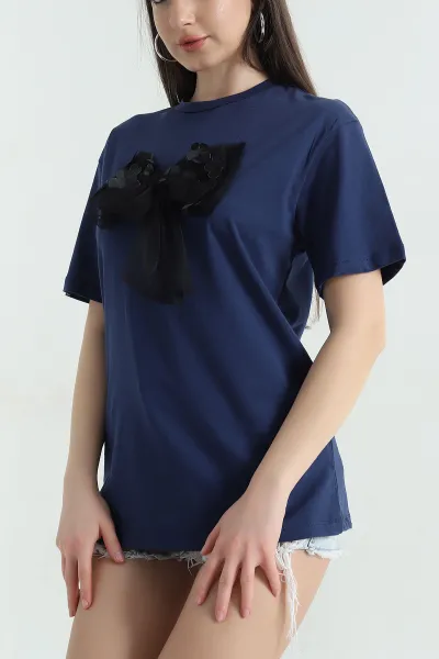 lacivert-tul-fiyonk-detay-kadin-tisort-357204