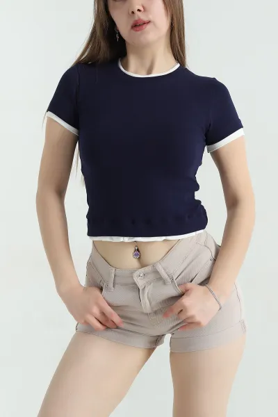 lacivert-viskon-bisiklet-yaka-kadin-tisort-355320