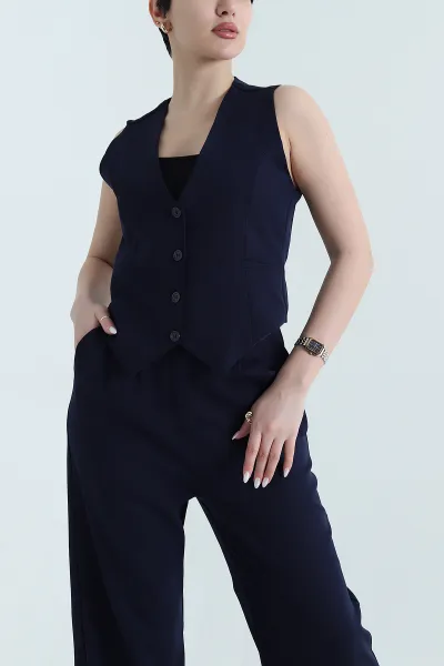 lacivert-yelek-pantolon-atlas-kadin-ikili-takim-443990