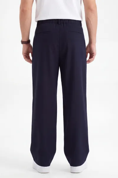 Lacivert Yeni Sezon Baggy Erkek Pantolon 472163