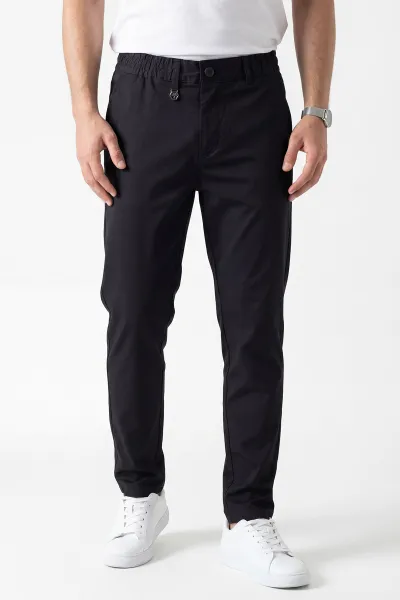 Lacivert Yeni Sezon Beli Lastikli Erkek Pantolon 450250
