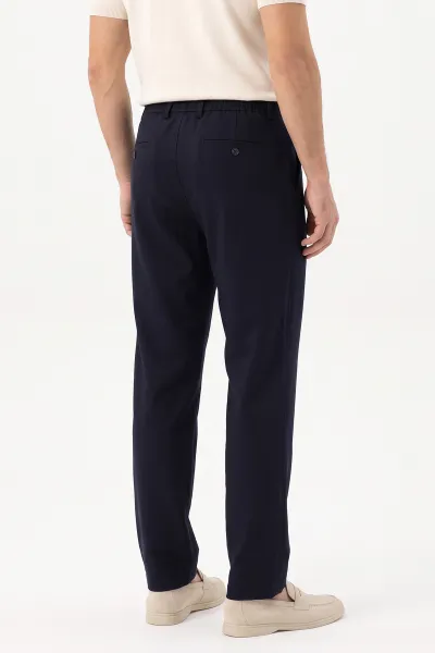 Lacivert Regular Fit Cep Detaylı Erkek Pantolon 493152