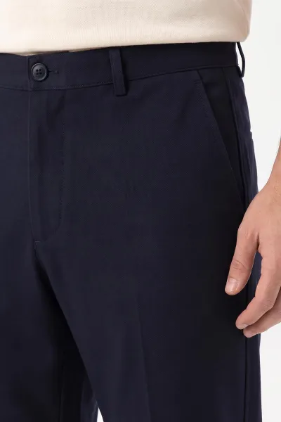Lacivert Regular Fit Cep Detaylı Erkek Pantolon 493152