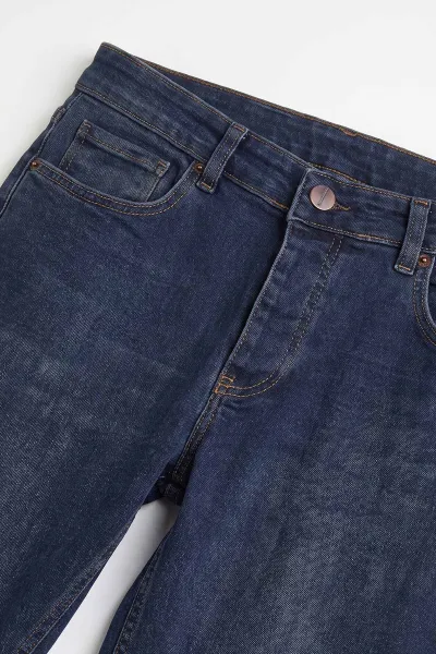 Lacivert Yeni Sezon Likralı Erkek Kot Pantolon 497213