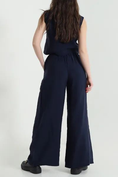 Lacivert Yeni Sezon Modal Kadın İkili Takım 444253