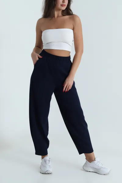 Lacivert Yeni Sezon Oysho Kadın Pantolon 489367