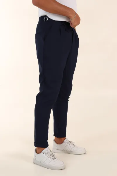 lacivert-yuksek-bel-kemer-detayli-duble-paca-erkek-kumas-pantolon-391427