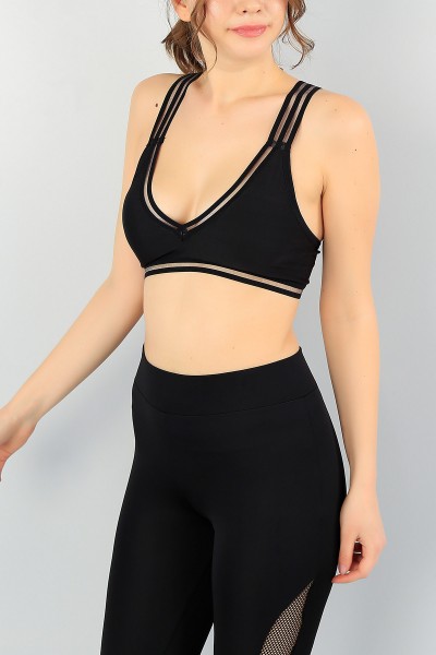 Lastikli Bayan Sporcu Büstiyer 57407