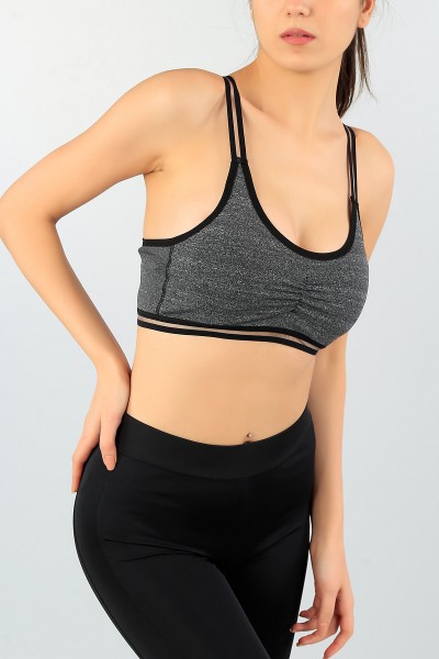 Lastikli Bayan Sporcu Büstiyer 57414