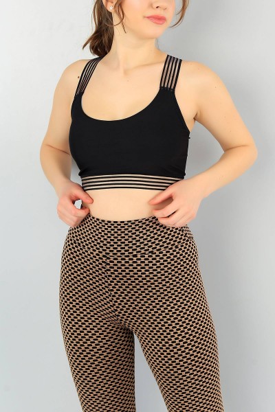 Lastikli Bayan Sporcu Büstiyer 57417