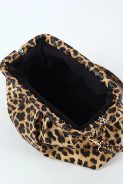 Leopar Burslu  Kadın El Kol ve Omuz Çantası 501882