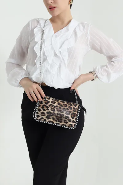 leopar-desenli-tas-tasarimli-zincir-askili-kadin-el-ve-omuz-cantasi-457433