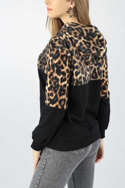 Leopar Desenli Yumoş Bayan Polar 53642