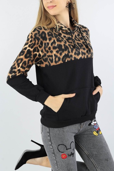 Leopar Desenli Yumoş Bayan Polar 53642