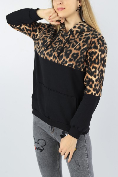 Leopar Desenli Yumoş Bayan Polar 53642