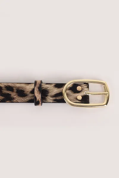 Leopar Gold Tokalı Kadın Kemer 331947