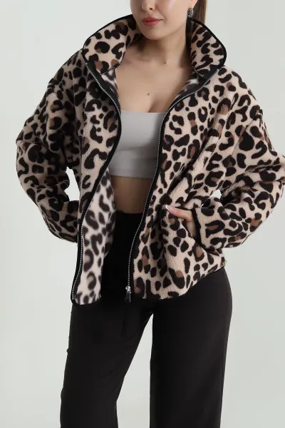 Leopar Wellsoft Polar Kadın Ceket Mont 488540