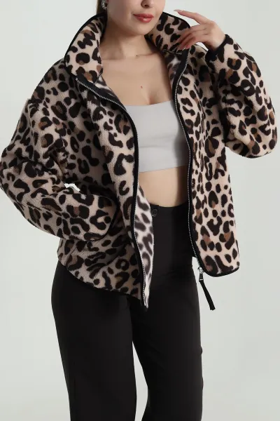 Leopar Wellsoft Polar Kadın Ceket Mont 488540