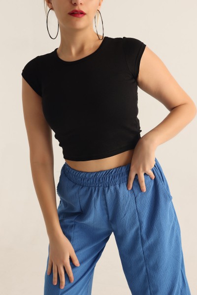 Likralı Crop Üst 177138