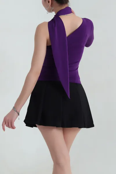 Likralı Sandy Kadın Bluz 417277