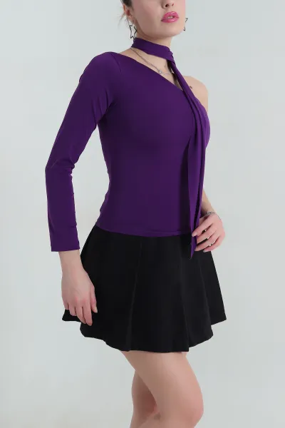 Likralı Sandy Kadın Bluz 417277
