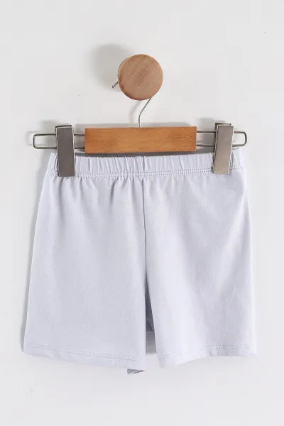 Lila (0-4 Yaş) Çiçek Baskılı Şortlu Kız Çocuk Yazlık Takım 459796