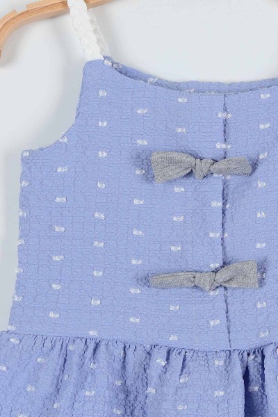 Lila (06-24 Ay) Fiyonk Askılı Taytlı Kız Bebe Takım 187431