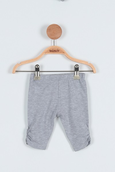 Lila (06-24 Ay) Fiyonk Askılı Taytlı Kız Bebe Takım 187431