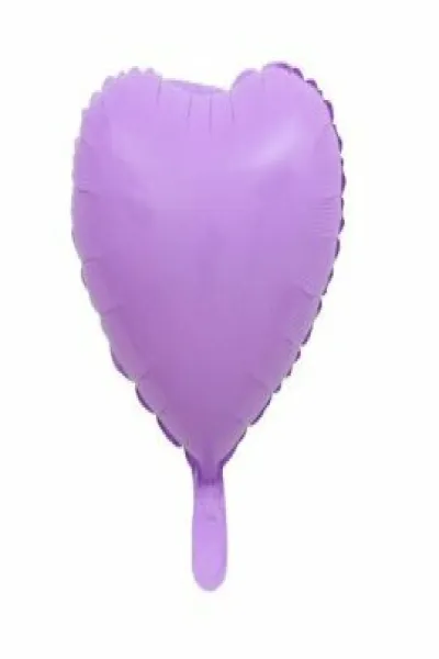 Lila 18 İnç Kalp Tekli Folyo Balon 302803