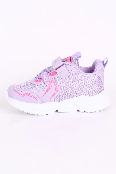 Lila (26-30 Patik)Kalın Taban Cırtlı Çocuk Spor Ayakkabı 349398