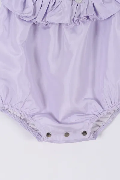 Lila (3-12 Ay) Kelebekli Çıtçıtlı Kız Bebek Body 264414