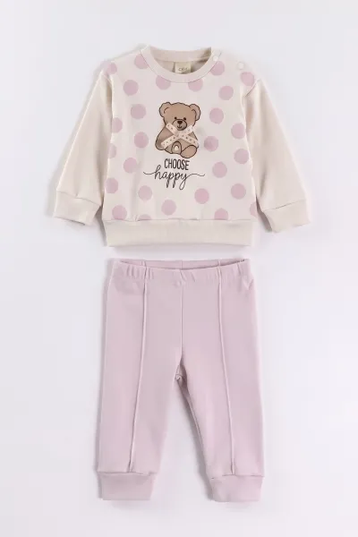 lila-3-18-ay-ayicik-baskili-alt-cimali-kiz-bebek-2li-takim-477561