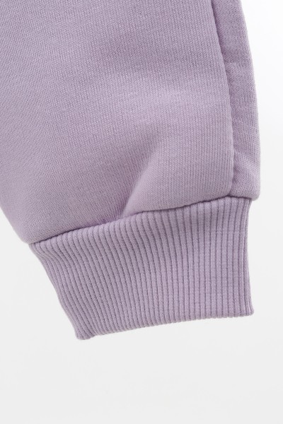 Lila (3-6 Yaş) Coast Kol Baskılı Üç İp Şardonlu Kız Çocuk Takım 137226