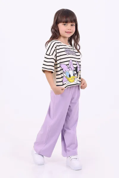lila-3-6-yascizgi-desen-karakter-baskili-kiz-cocuk-yazlik-takim-347599