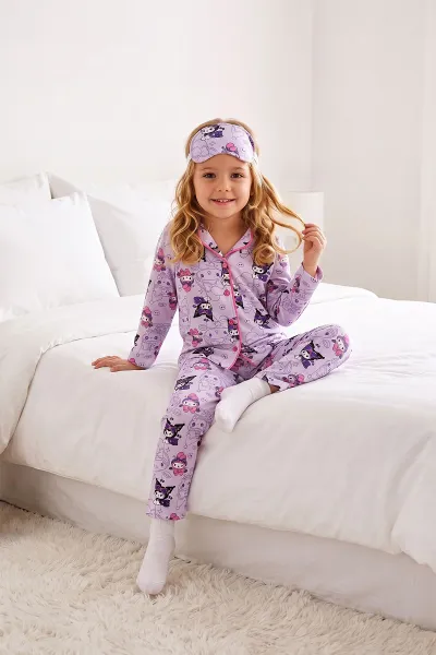 lila-4-12-yas-desenli-uzun-kol-on-dugmeli-goz-bandi-detayli-kiz-cocuk-pijama-takim-473659