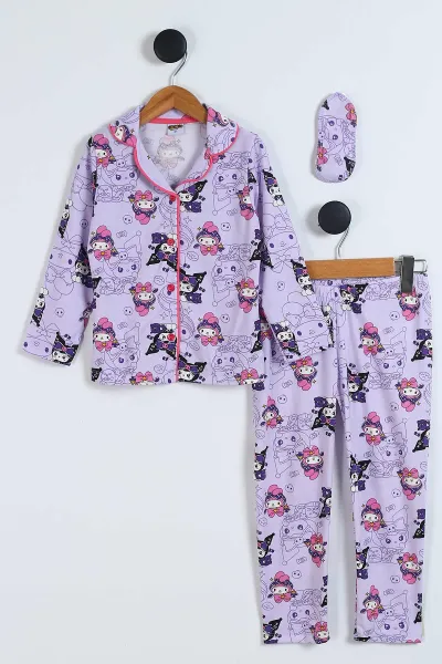 lila-4-12-yas-karakter-baskili-on-dugmeli-goz-bandi-detayli-kiz-cocuk-pijama-takim-340506
