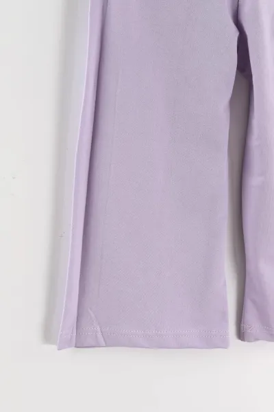 Lila (5-8 Yaş)Bol Paça Kız Çocuk Eşofman Altı 463995