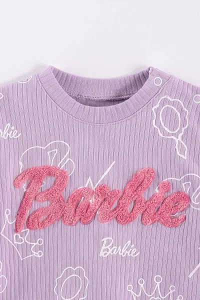 Lila (6-24 Ay) Süzene Nakışlı  Kız Bebek 2'li  Takım 472648